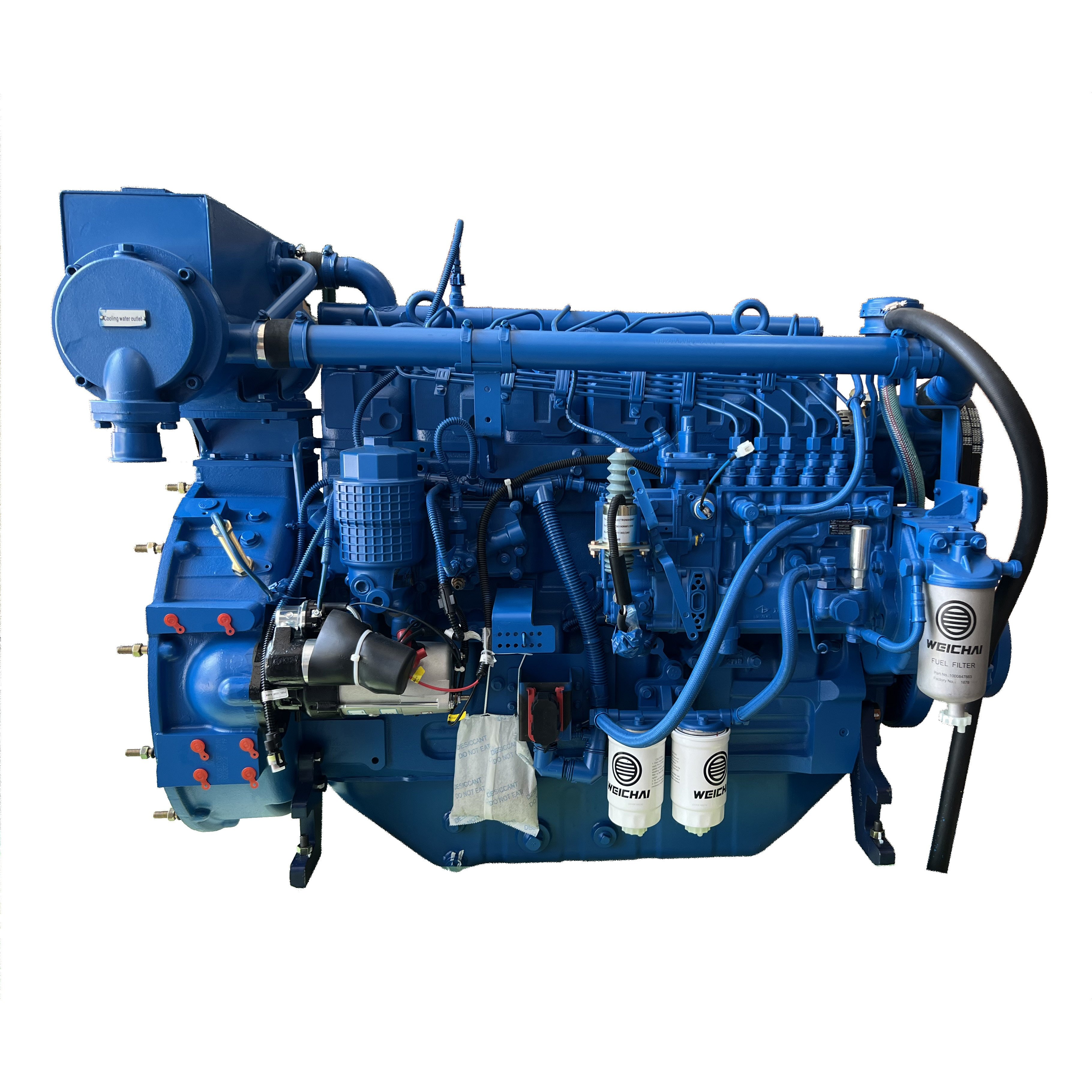 250hp 2500rpm 6 Cylinders 4 Strokes in Line Water Cooled Boat Motor Weichai WP6C250-25 diesel Engine for Marine Boat